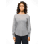 prAna prAna Cozy Up Long Sleeve Tee - Womens, Heather Grey, L, 1971131-020-L