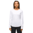 prAna prAna Cozy Up Long Sleeve Tee - Womens, White, S, 1971131-100-S