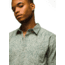 prAna Stimmersee Shirt Slim Fit - Mens, Juniper Green Sharkstooth, S, 1970111-300-SL-S