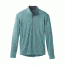 prAna Pratt 1/4 Zip Mens, Starling Green, Medium, M21181418-STGR-M