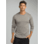 prAna Pratt Long Sleeve Crew - Mens, Gravel, Medium, M21181410-GRA-M