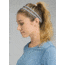 prAna Printed Double Headband, Silver Bodhi, One Size, U5PHEA110-SVBO-O/S
