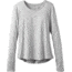 prAna Revere Long Sleeve Tee - Women's, Silver, X-Large, W21170012-SLV-XL