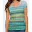 prAna Ribbon Tee - Women's-Aquavite-Large