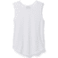 prAna Rogue Sleeveless Top, White, Large, 1962871-100-L