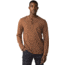 prAna Ronnie Henley Shirt, Walnut, Large, M23190583-WAL-L