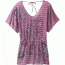 prAna Saida Kaftan Tunic - Women's-Cosmo Pink Fleur D'amour-X-Small