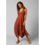 prAna Saxon Dress - Womens, Rust Floret, Medium, 1970651-602-M