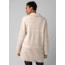 prAna Sevie Cardigan - Women's, Large, Pebble Grey Intarsia, 1967181-021-L