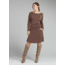 prAna Simone Dress - Womens, Wedged Wood, Large, W33180640-WDWO-L