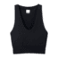 prAna Sopra Seamless Crop Top - Womens, Black, Small, 1970341-001-S
