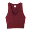 prAna Sopra Seamless Crop Top - Womens, Maroon, Extra Small, 1970341-600-XS