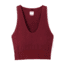prAna Sopra Seamless Crop Top - Womens, Maroon, Small, 1970341-600-S