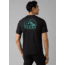 prAna Spire Heights T-Shirt, Black, XLarge, 1966681-002-SL-XL