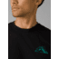 prAna Spire Heights T-Shirt, Black, XLarge, 1966681-002-SL-XL