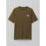 prAna Spire Heights T-Shirt, Peat Heather, Small, 1966681-300-SL-S
