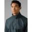 prAna Transit Range Windbreaker Jacket -Mens, Grey Blue Topo, M, 1967801-020-M