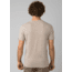 prAna V-Neck T-Shirt, Dark Khaki Heather, Large, 1965421-250-ST-L