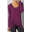 prAna Vinyasa Hoodie - Women's-Vivid Viola Stripe-X-Small