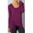 prAna Vinyasa Hoodie - Women's-Vivid Viola Stripe-X-Small
