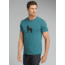 prAna Wolf Pack Journeyman T-Shirt - Mens, Deep Balsam Heather, Large, M13181436-DMHT-L