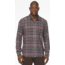 prAna Woodman Flannel Shirt - Men's-Black Plum-X-Large