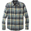 prAna Woodman Lightweight Flannel Shirt - Men's-Gravel-X-Large