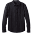 prAna Woodman Lightweight Flannel Shirt - Men's-Solid Black-Medium