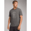 prAna Yates Short Sleeve T-Shirt, Charcoal Heather, XLarge, M11191518 -011-XL