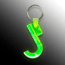 Pro-Shot UV Bore Light Illuminator Keychain, Neon Green K-BL-GREEN