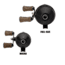 ProFISHiency 2-4-1 Standard and Micro Black Spincast Reels, Multicolor, 241BLKCORK
