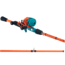 ProFISHiency Sniper Blaze Spincast Combo, 5ft8in, 2pc, Medium, 6.2-1, SNIPER58MBLAZE