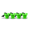 Propel Paddle Kayak Kayak Scupper Stopper 4Pk, SLPG92031