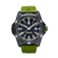 ProTek Carbon Dive Watch, Carbon Case/Black&amp;Green Dial/Green Strap, One Size, PT1005G