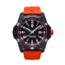 ProTek Carbon Dive Watch, Carbon Case/Black&amp;Orange Dial/Orange Strap, One Size, PT1004O