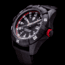 ProTek Carbon Dive Watch, Carbon Case/Black&amp;Red Dial/Black Strap, One Size, PT1002
