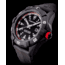 ProTek Carbon USMC Dive Watch, Carbon Case/Black&Red Dial/Black Strap, One Size, PT1012