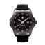 ProTek Steel Dive Watch, SSIP Gunmetal Gray Case/Black Dial/Black Strap, One Size, PT2002