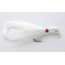 Pucci Bucktail Flash Striper Jig, 1 1/2 oz White/White/White, PFJ112-WWW