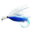 Pucci Bucktail Flash Striper Jig, 2 oz, White/Blue/White, PFJ200-W/BLU/W