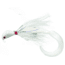 Pucci Bucktail Flash Striper Jig, 2 oz, White/White/White, PFJ200-WWW