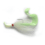 Pucci Bucktail Flash Striper Jig, 5/8 oz, Glow, PFJ58-GLOW