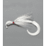 Pucci Bucktail Flash Striper Jig, 5/8 oz White/White/White, PFJ58WWW