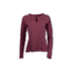 Purnell Purl Stitch Long Sleeve Tee - Womens, Maroon, Extra Small, 10203587-501-XS