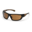 Pyramex Carbondale Safety Glasses, Sandstone Bronze Lens w/ Black/Tan Frame CHB218D