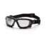 Pyramex I-Force Safety Glasses,Black Strap-Temples/Clear Anti-Fog Lens SB7010SDNT