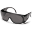 Pyramex Solo Safety Glasses - Gray Lens, Gray Frame S520S