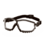 Pyramex V2G Safety Glasses w/Clear H2X Anti-Fog Lens, Black, GB1810ST