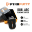 Pyro Putty Dual Arc Plasma Waterproof Lighter, Black, Small, PPARC1