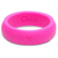 QALO Womens Silicone Ring, Pink, 9, R-FPK09-O